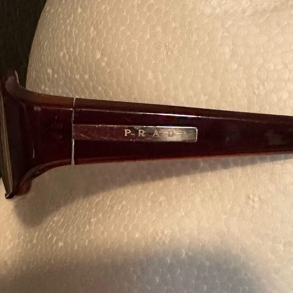 Prada Burgundy Color Prescription Eyeglasses - Picture 4 of 5
